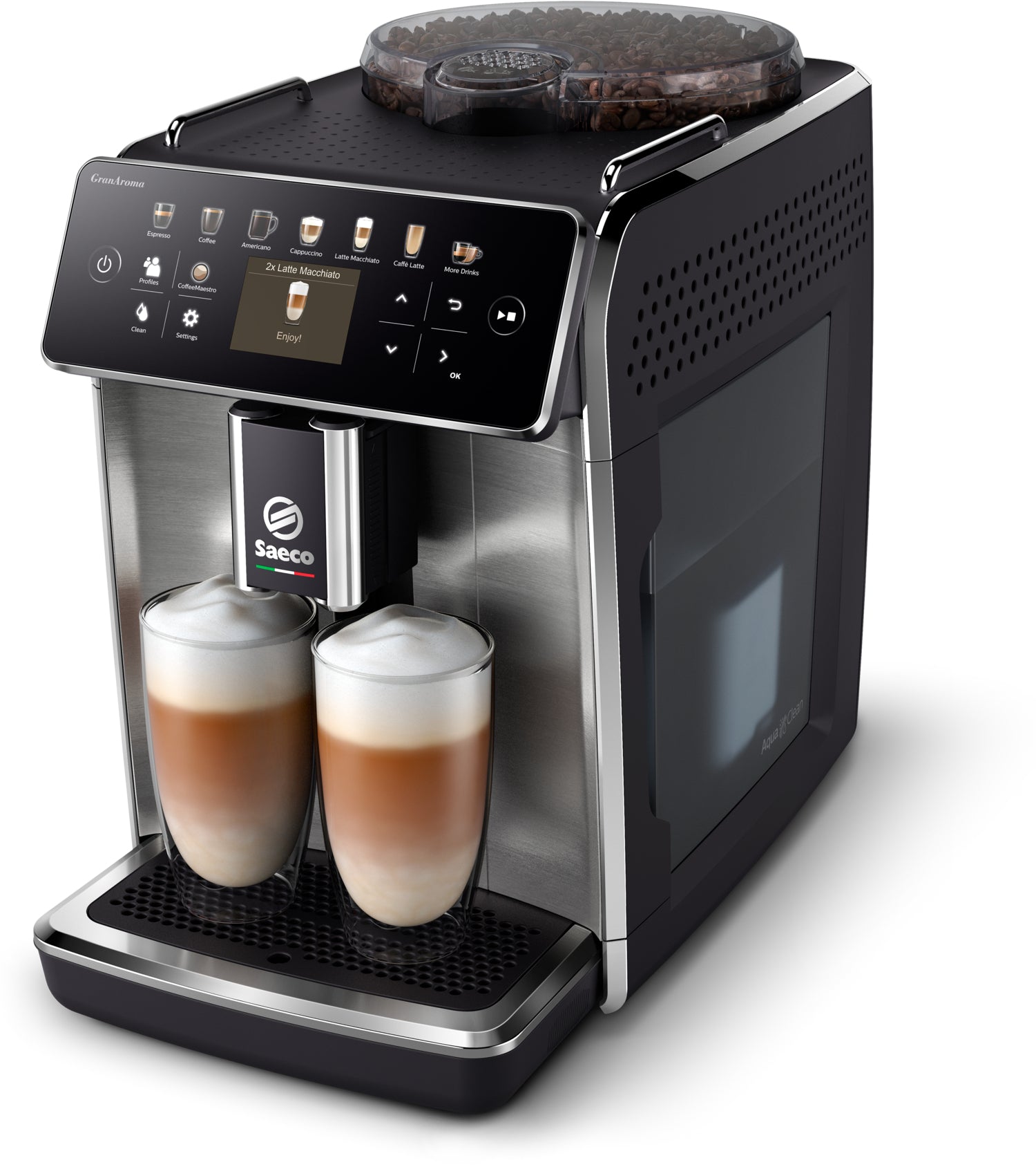 MACCHINA DA CAFFE AUTOMATICA SAECO SM6585/00 GRANAROMA LATTE GO CERAMI