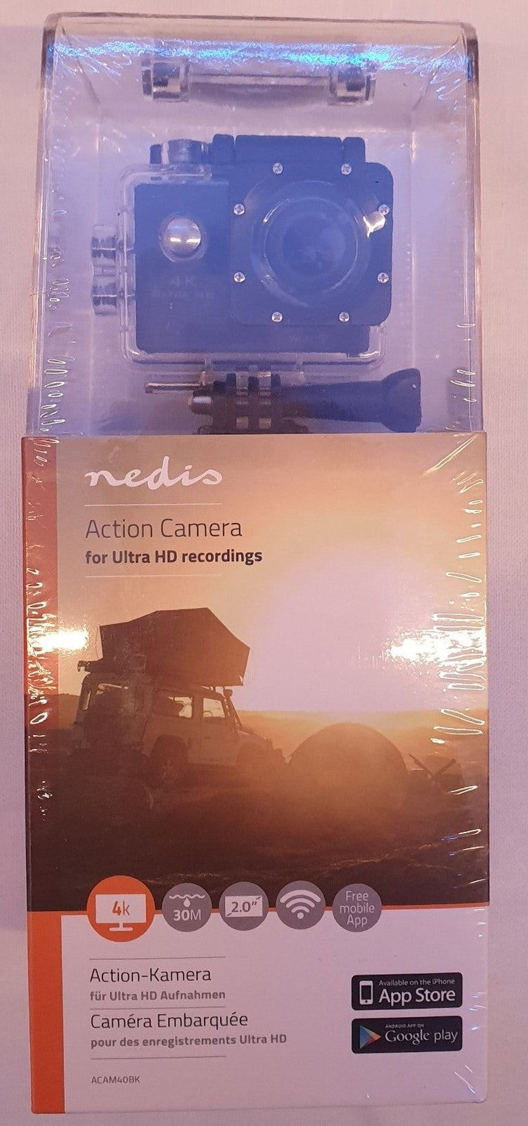 action cam 4k nedis + seconda batteria