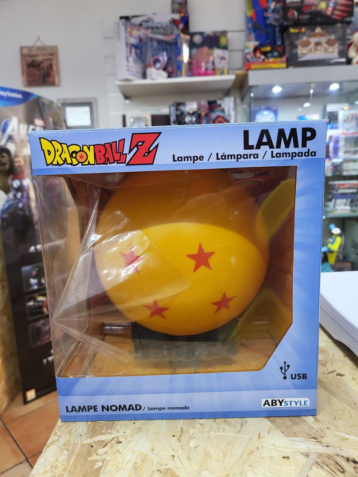 Lampada sfera dragonball z