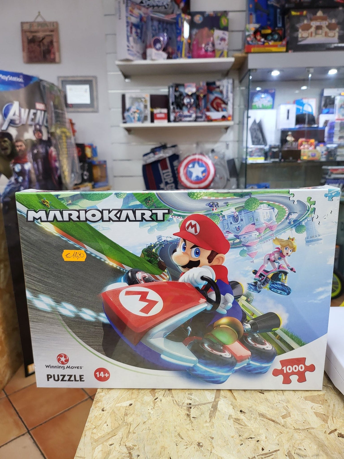 Puzzle 1000 pezzi mario kart 683x480mm