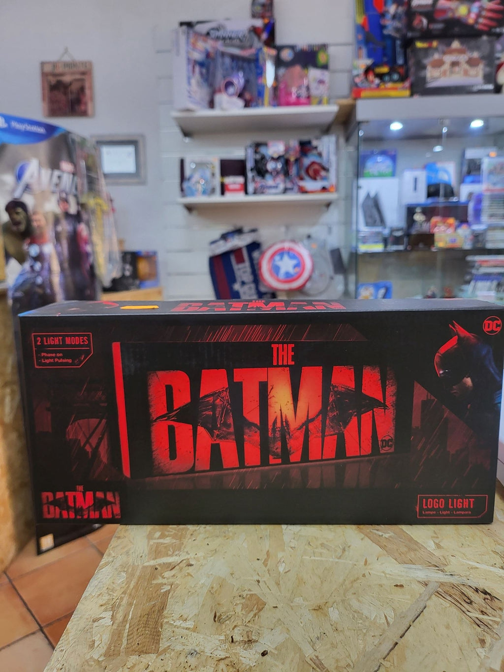 Lampada  the batman logo