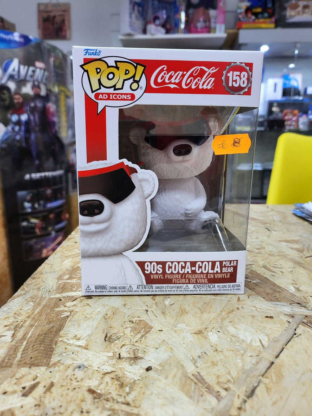Funko pop 158 90s coca cola polar bear