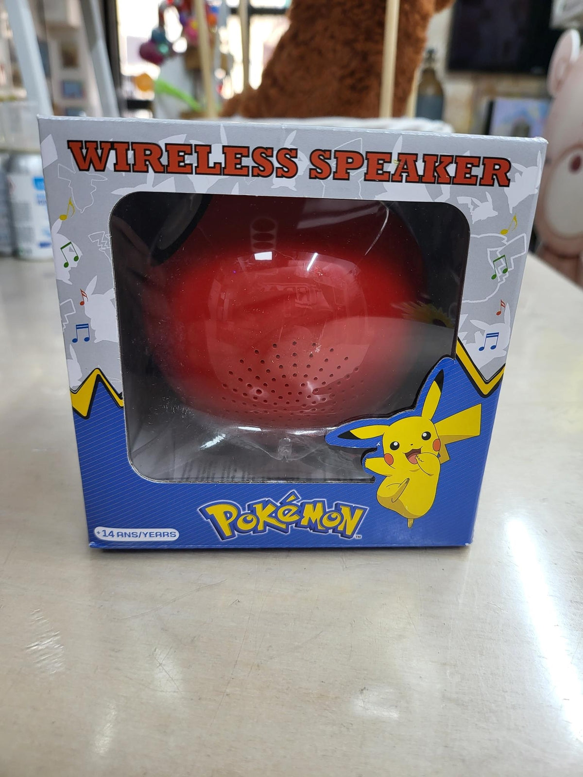 Speaker wireless pokemon poke ball