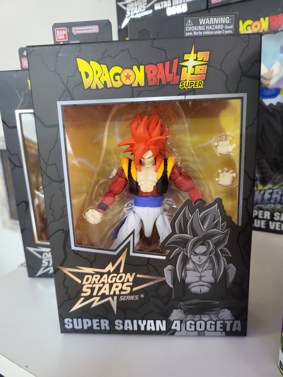 personaggio super saiyan 4 gogeta dragon ball super 17cm