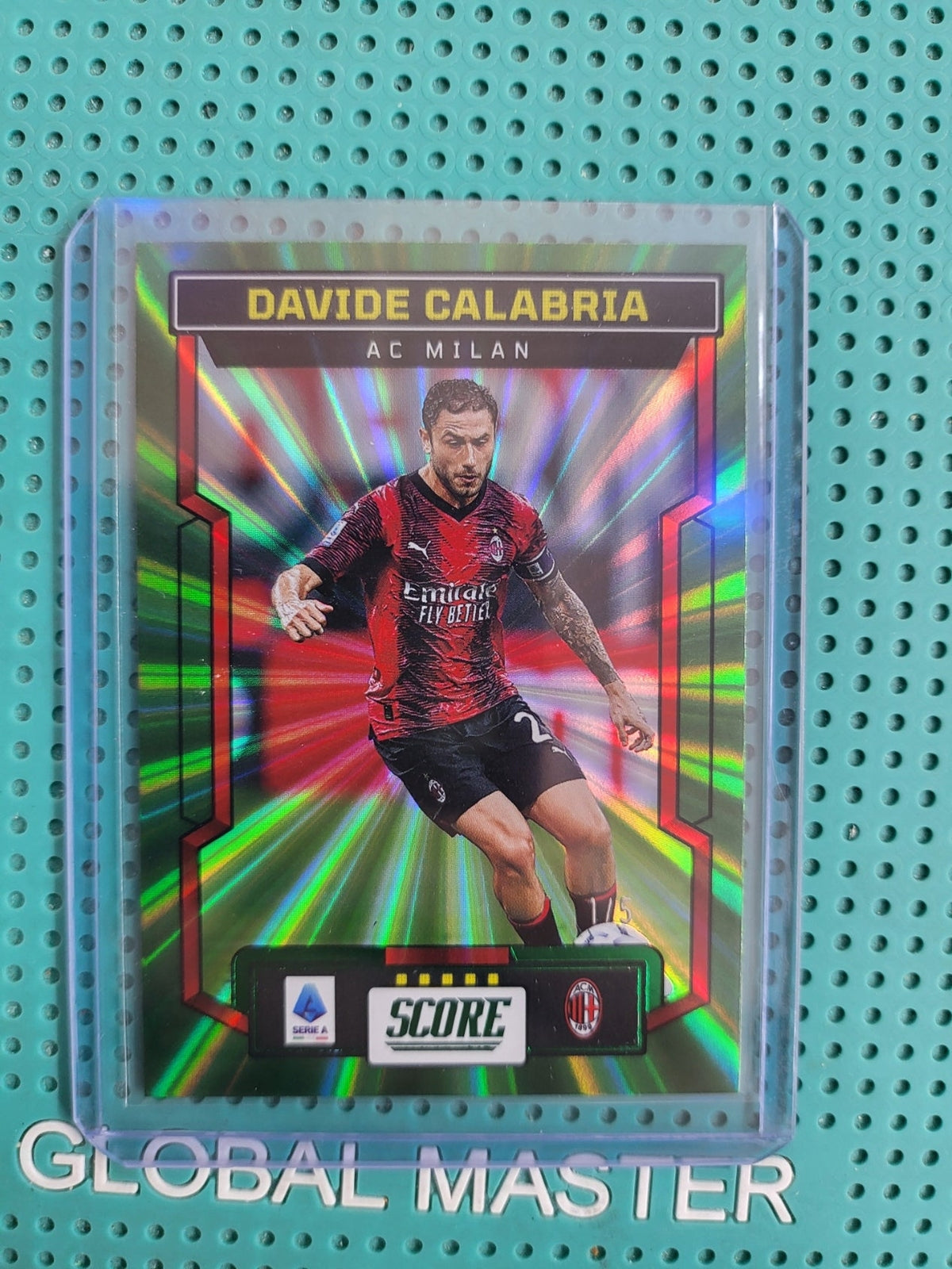 panini score 2023/2024 davide calabria laser green 1/5 n119