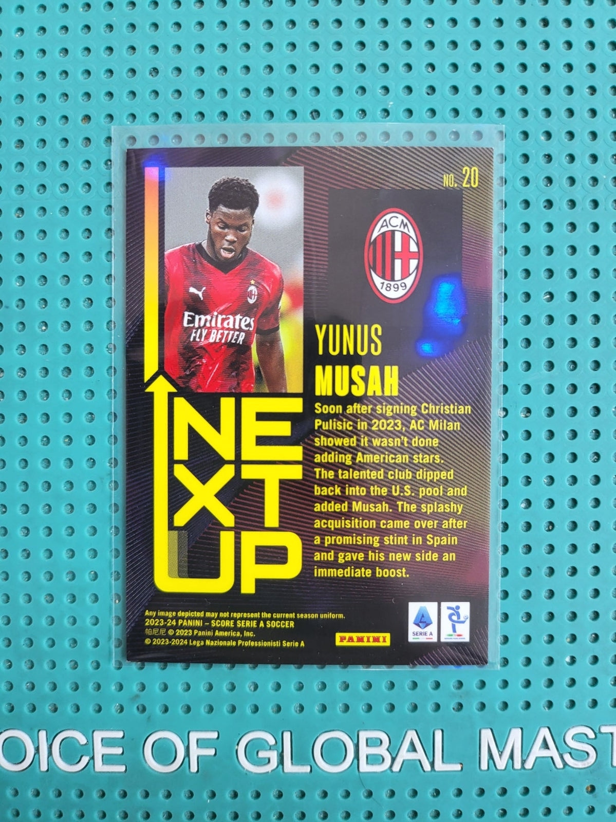 panini score 2023/2024 yunus musah next up n20