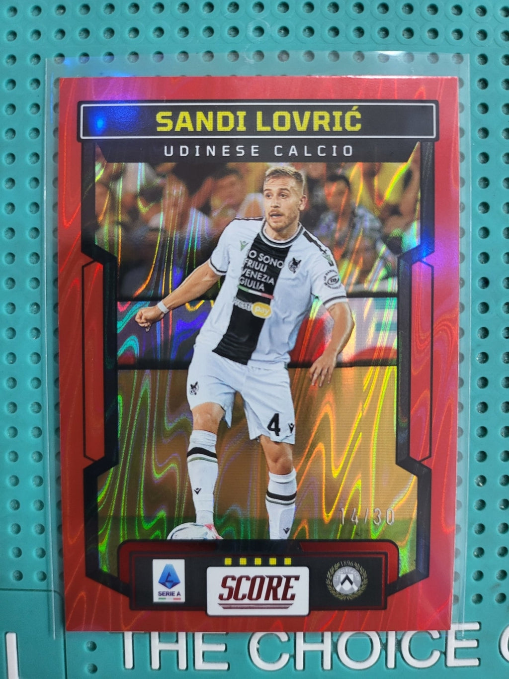 panini score 2023/2024 sandi lovric laser red 14/30 n196