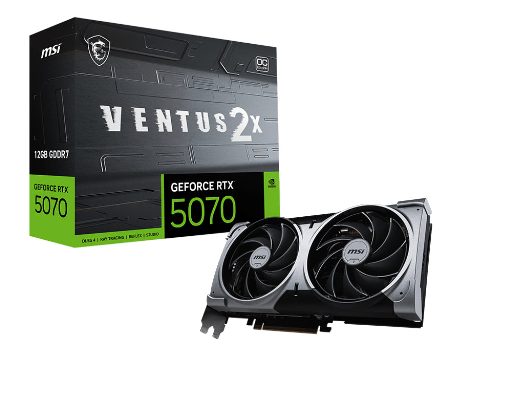 VGA MSI RTX 5070 VENTUS 2X OC 12G 12GB GDDR7 256BIT 1H/3DP