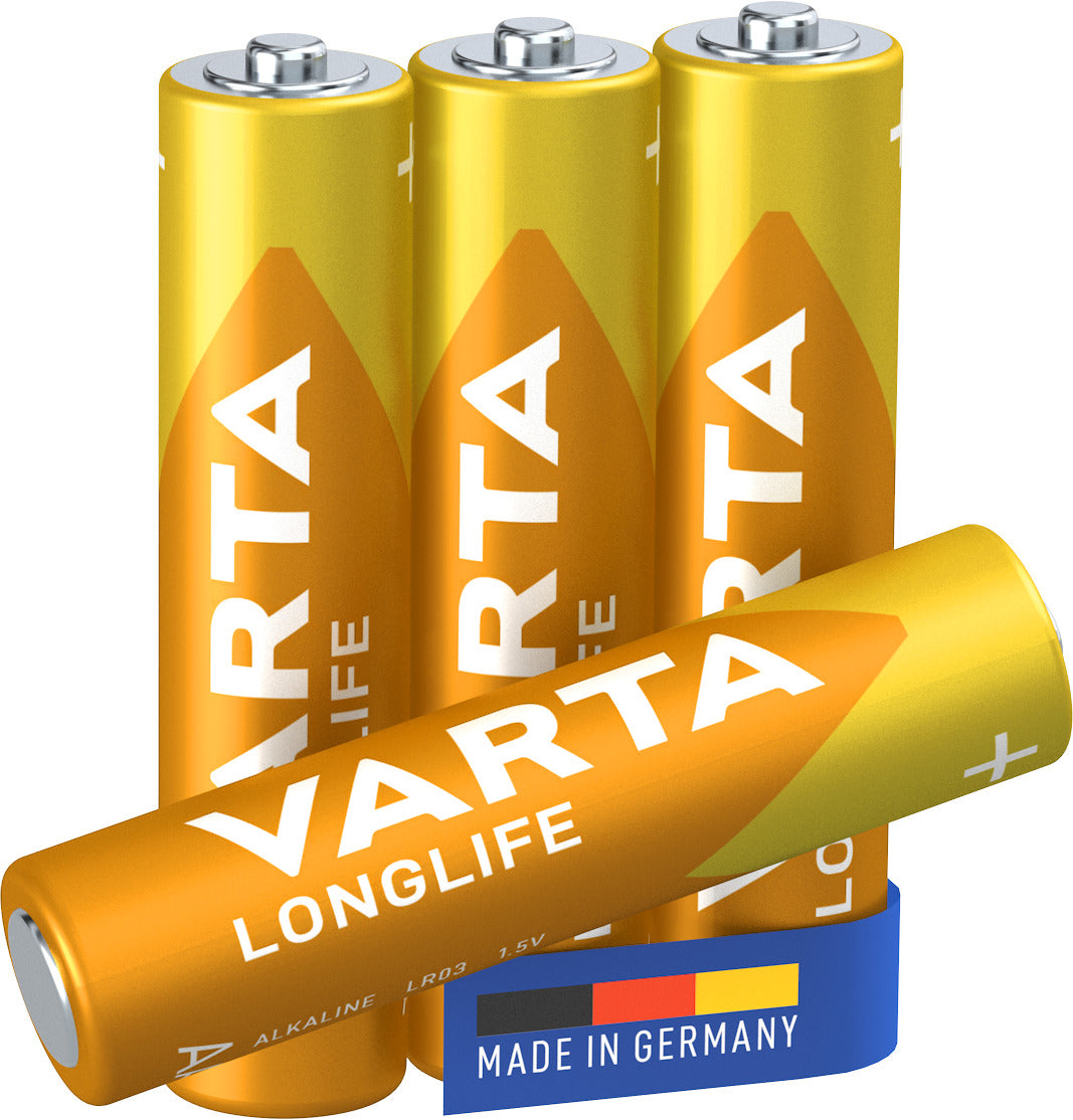 BATTERIA MINISTILO AAA LR03 LONG LIFE 1,5V 4PZ