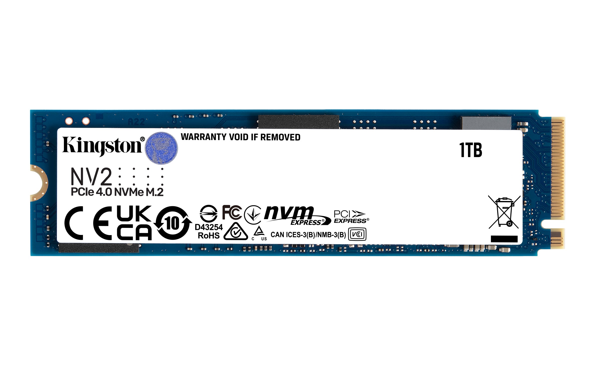 SSD M.2 1TB 2280 NVME NV2 PCIE 4.0 R/W 3500/2100 MB/S 3D NAND