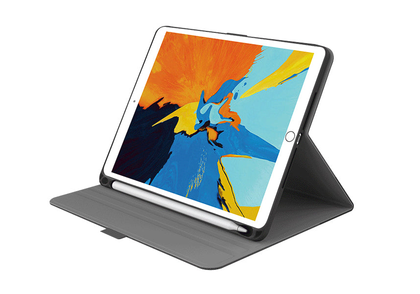 CUSTODIA IPAD 10.2 BLACK/GREY CYGNE TT WHIT HOLDER PENCIL