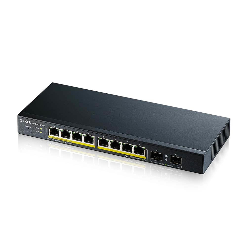 SWITCH GS1900-10HP GIGABIT POE