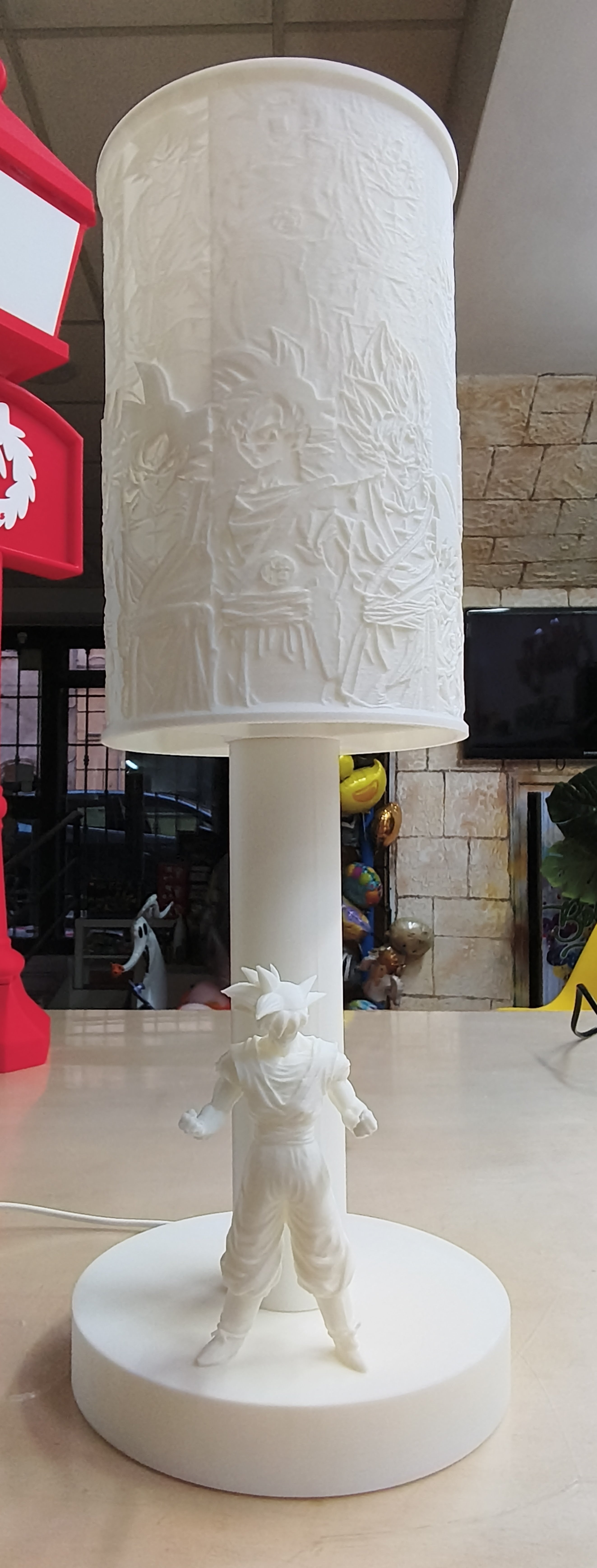 lampada 3d con litofania personalizzabile