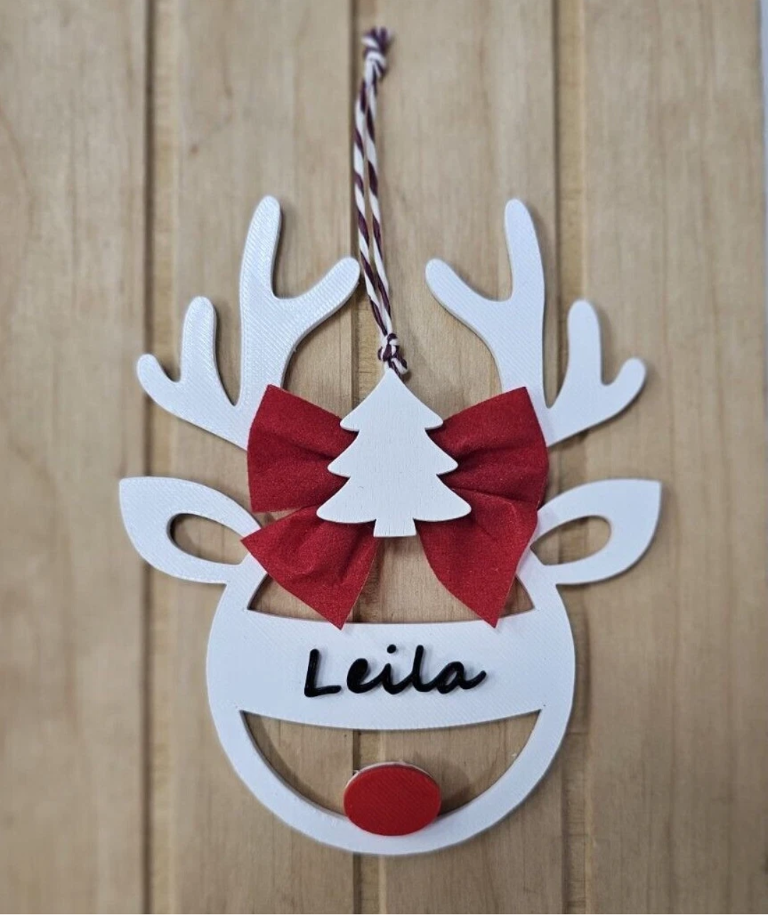 Renna natalizia stampata in 3d