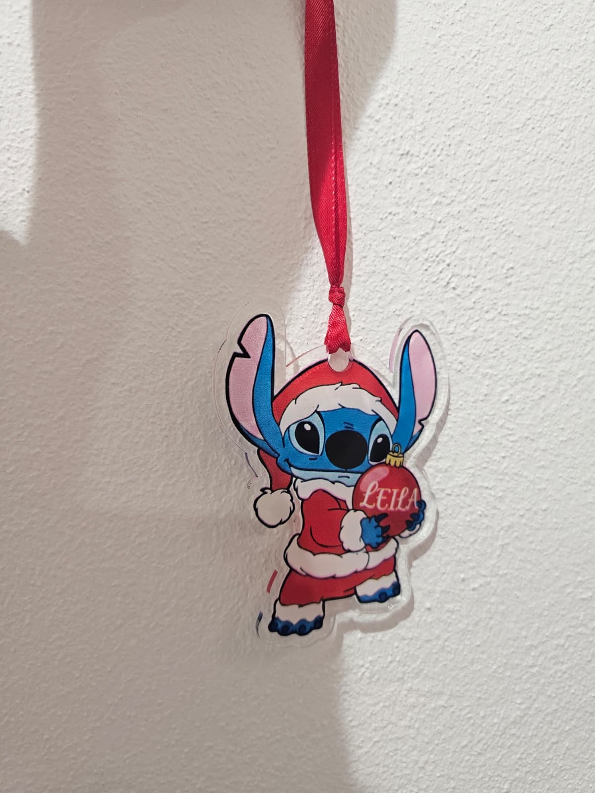 Personaggio natalizio in plexiglass stampato uv a scelta