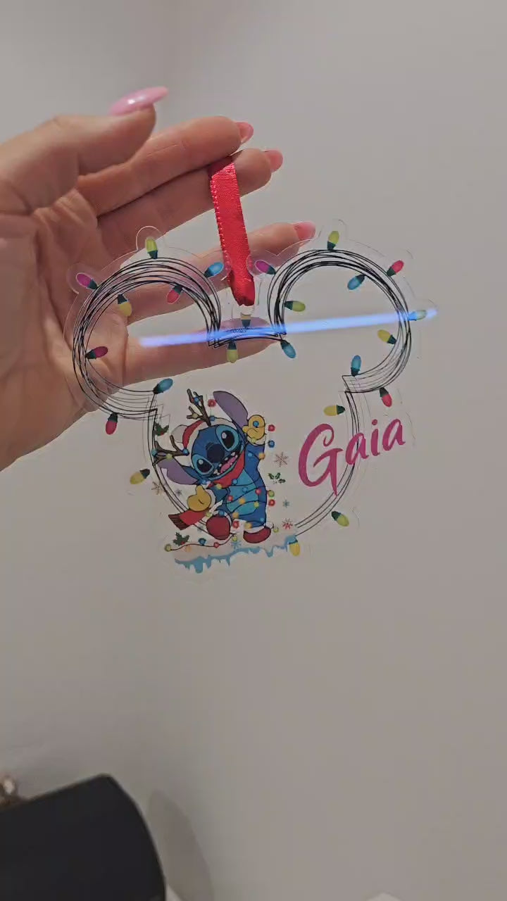 personaggio disney natalizio da appendere