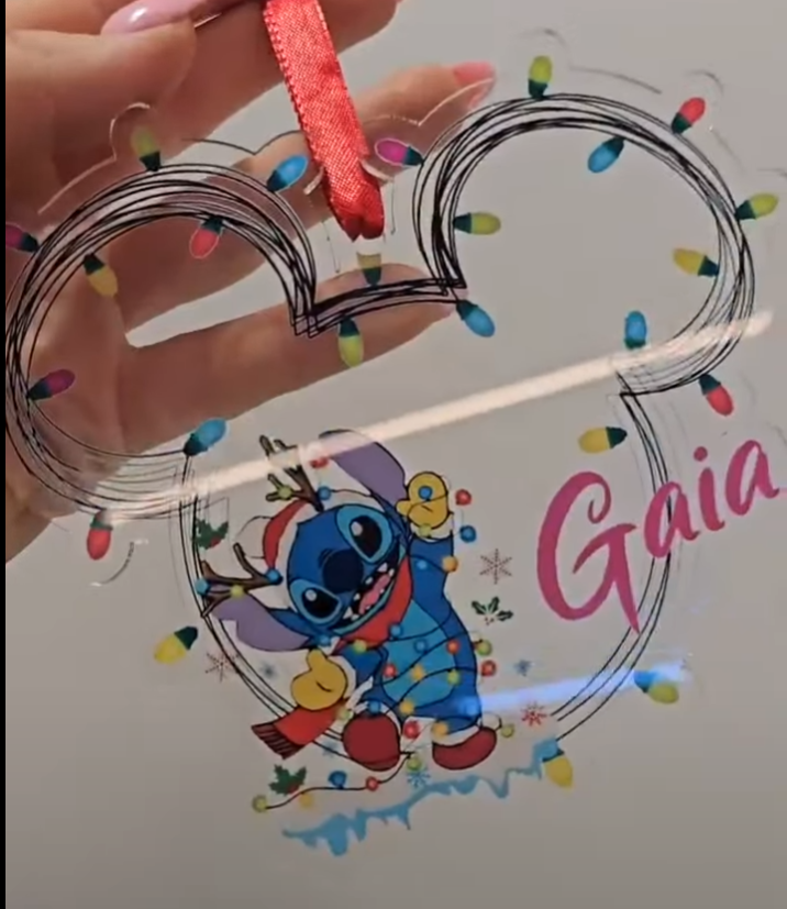 personaggio disney natalizio da appendere