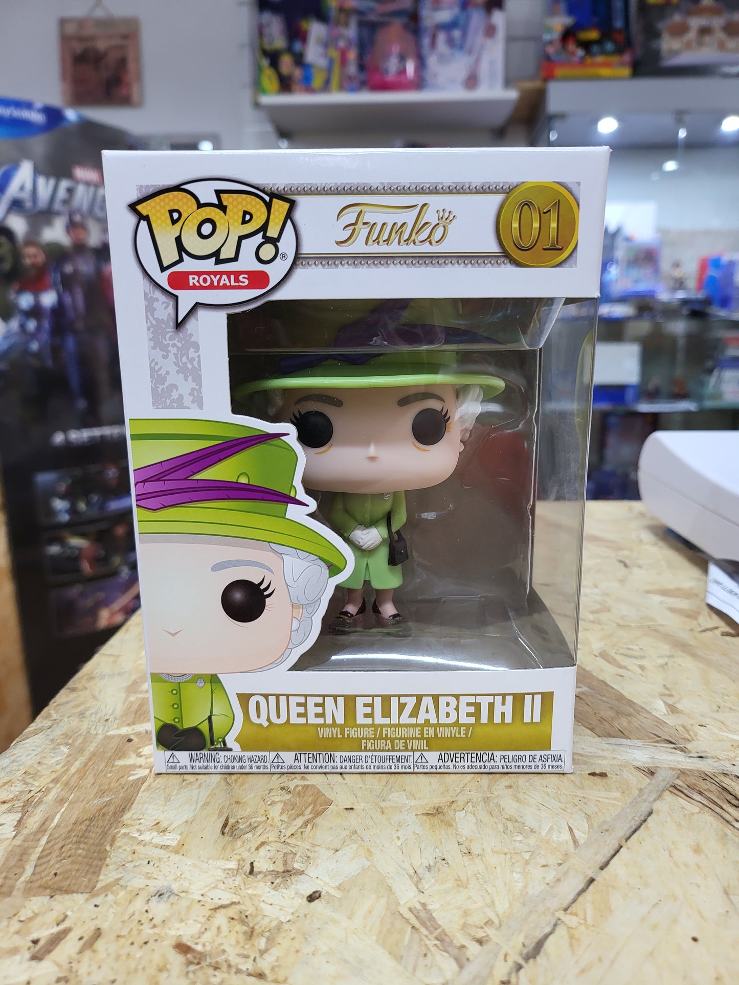 Funko pop royals 01 queen elizabeth ii