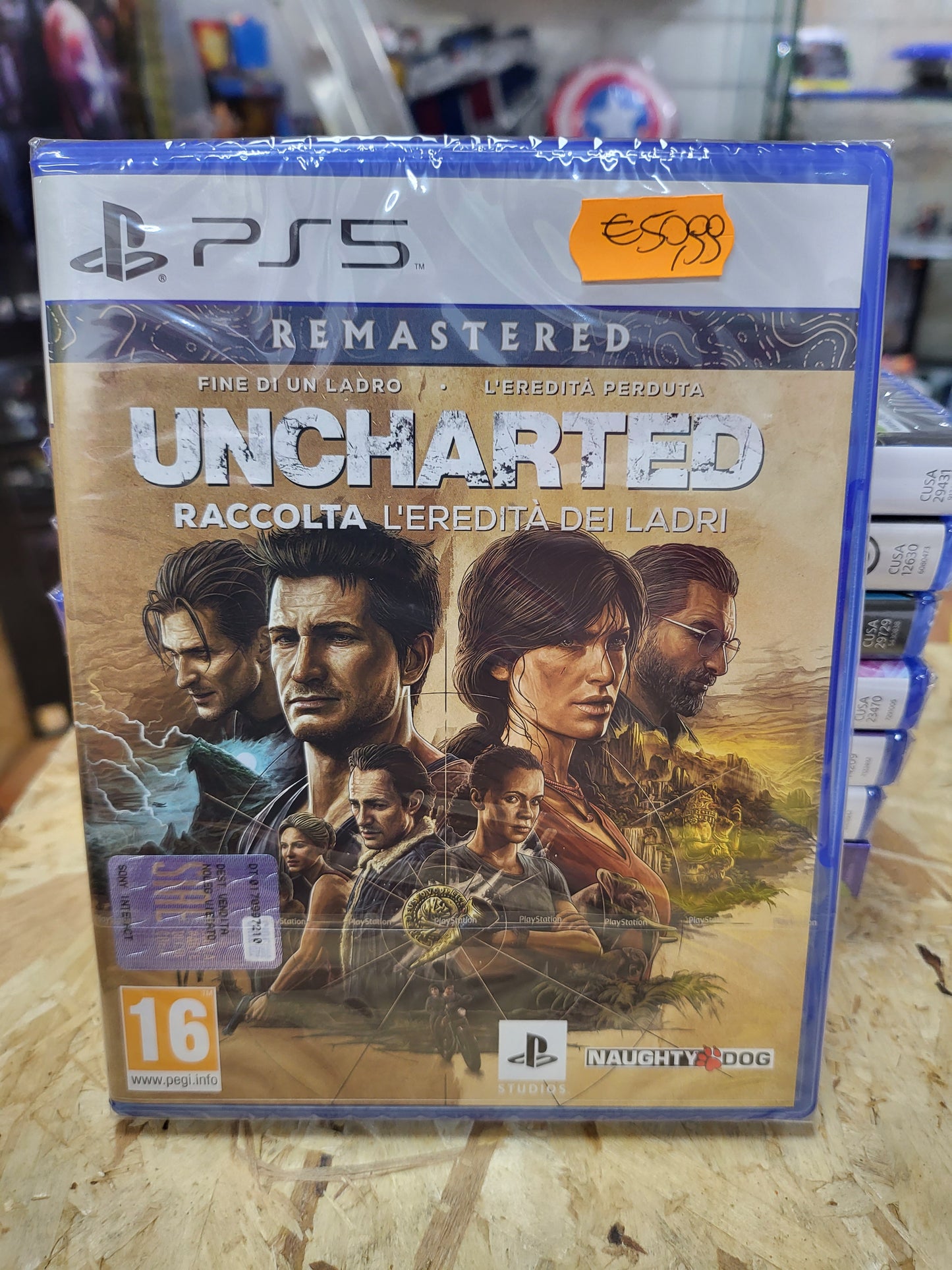Ps5 uncharted remastered raccolta