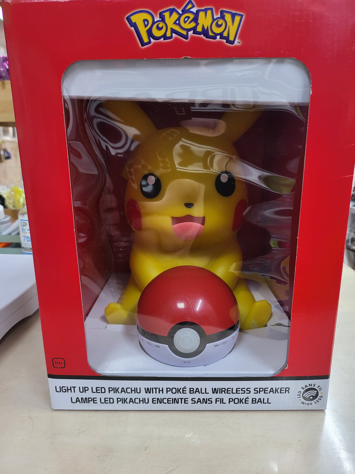 Speaker wireless lampada pokemon pikachu